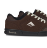Emerica Heritic Skate Shoes Brown Black Tan