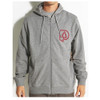 Poler TL Cyclops Zip Hoody Heather Grey