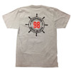 Boardparadise Stacked Wheel 98 Black Red Logo Hammer Tshirt Heather Grey Medium