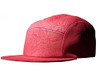 Thrasher 5 Panel Camp Hat Full Print Red Waxed Canvas Clipback