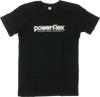 POWERFLEX LOGO SS TSHIRT SMALL BLACK/WHT