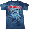 THRASHER SHARK SS TSHIRT XLARGE BLUE DYE