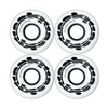 Quasi Stoner Conical Wheels White Black 56/87a