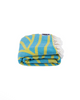 Sand Cloud Discovery Tiger Shark Towel Blue Yellow Large