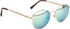 HAPPY HOUR HAWK HOLIDAZE GOLD/GRN SUNGLASS