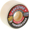 SPITFIRE FORMULA 4 101d CONICAL FULL 56mm WHT W/RED Skateboard Wheels set