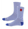 Spitfire Bighead Fill Stripe Socks White Blue Onesize
