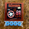 Flatface Blistard Blackriver Fingerboard Wheels Urethane Blue Glitter 72d Ultra G4