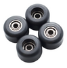 Flatface G9 Dual Bearing Fingerboard Wheels Black Pro