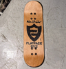 Flatface G15.12 Fingerboard Deck Jay Outlines Black 29mm Real Wear