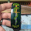 RYSE Owen Pro Sword Snake Fingerboard Deck Green Yellow 29mm OG Asgard