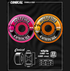 Spitfire F4 Conical Wheels Set Orange 55/99d