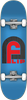 FLIP GATE LOGO SKATEBOARD COMPLETE 7.87 BLUE