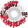 SNOT CURB KILLER CONICAL 52MM 99A WHITE WHEELS SET