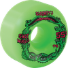 SNOT SWAMPY FOUR HOUR CONICAL 55MM 99A NEON GREEN WHEELS SET