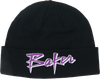BAKER PURPLE PAIN BEANIE BLACK