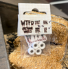 WTFD R2 Bowl Fingerboard Wheels White LG 8mx5m 65d