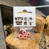 WTFD R2 Street Fingerboard Wheels Peach LG 8mx5m 65d