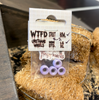 WTFD R2 Bowl Fingerboard Wheels Purple Marble LG 8mx5m 65d
