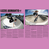 Birdhouse Lizzie Armanto Catalina Skateboard Deck White Blue 8.25x14.2wb