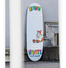 Heroin Hayate Fox Egg Skateboard Deck White 8.75x14wb