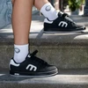 Etnies Callicut Foundation Skate Shoes Black White Black