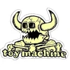 Toy Machine Martin Stretch Skateboard Deck White 8.25x14WB