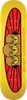 ALIEN WORKSHOP OWLIAD SKATEBOARD DECK-8.5 YELLOW