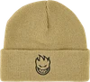 SPITFIRE BIGHEAD CUFF BEANIE KHAKI BLACK