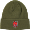 SPITFIRE BIGHEAD FILL CUFF BEANIE OLIVE BLACK RED