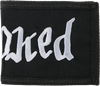 KROOKED DOUBLE OK SCRIPT BIFOLD WALLET BLK BLU