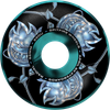 SPITFIRE F4 99A APRIL BGHD ROSE RADIAL 56MM BLK BLU SWL WHEELS SET