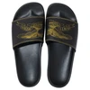Anti Hero Basic Eagle Slides Black Gold 9