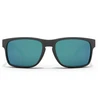 Abaco Dockside Polarized Matte Black Carribean Blue Mirror