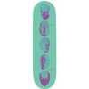 The Killing Floor Alby Finish Line Skateboard Deck Teal 8.25x14.25WB