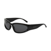 Carve Kubix Sunglasses Gloss Black Grey Polarized