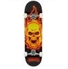 Bonehead Glitch Skateboard Complete Black Orange 8.5x14.25WB