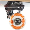 Bonehead Glitch Skateboard Complete Black Orange 8.5x14.25WB