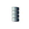 LC Dual Core Urethane Fingerboard Pro Wheels White Black 8mm 65D