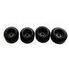 LC Street Shape Urethane Fingerboard Pro Wheels Black 8mm 65D