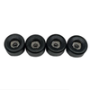 LC Bowl Shape Urethane Fingerboard Pro Wheels Black 8.5mm 65D
