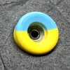 LC Bowl Shape Urethane Fingerboard Pro Wheels Blue Yellow 8.5mm 65D