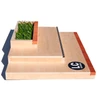 LC 3 Block Wood Plaza Ramp Natural 12x9x2.5