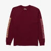 1910 Hawks On The Run Longsleeve Tee Maroon
