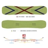 Never Summer Cirrus Womens Snowboard 2627 Black White Green 145