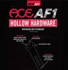Ace Skateboard Hardware Black 1" Phillips