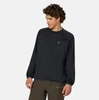 Jones Flagship Grid Fleece Crewneck Mens Black