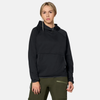Jones Flagship Grid Fleece Hooded Pullover Womens Black
