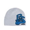 Corduroy Lynn Blue Cat Beanie White
