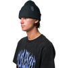 Souvenir Two Tone Rib Beanie Black